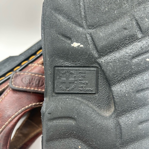 RARE Vintage Dr. Martens Sandals 9076 Women’s 12 Fisherman Chunky platform MIE - Picture 14 of 16